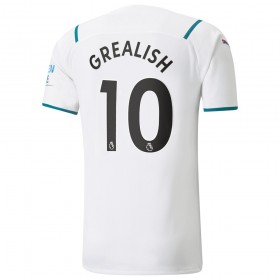 Camisolas de futebol Manchester City Jack Grealish 10 Equipamento Alternativa 2021/22 Manga Curta